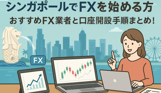 シンガポールでFXを始める方法｜おすすめFX業者と口座開設手順まとめ！