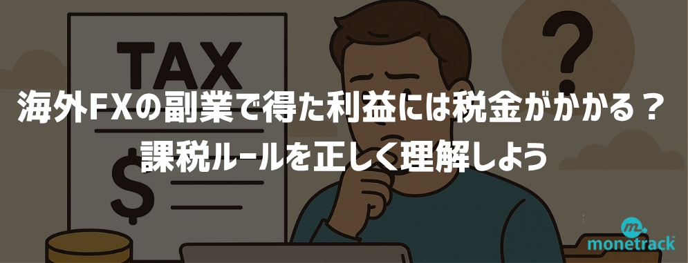 海外FXの副業で得た利益には税金がかかる？課税ルールを正しく理解しよう