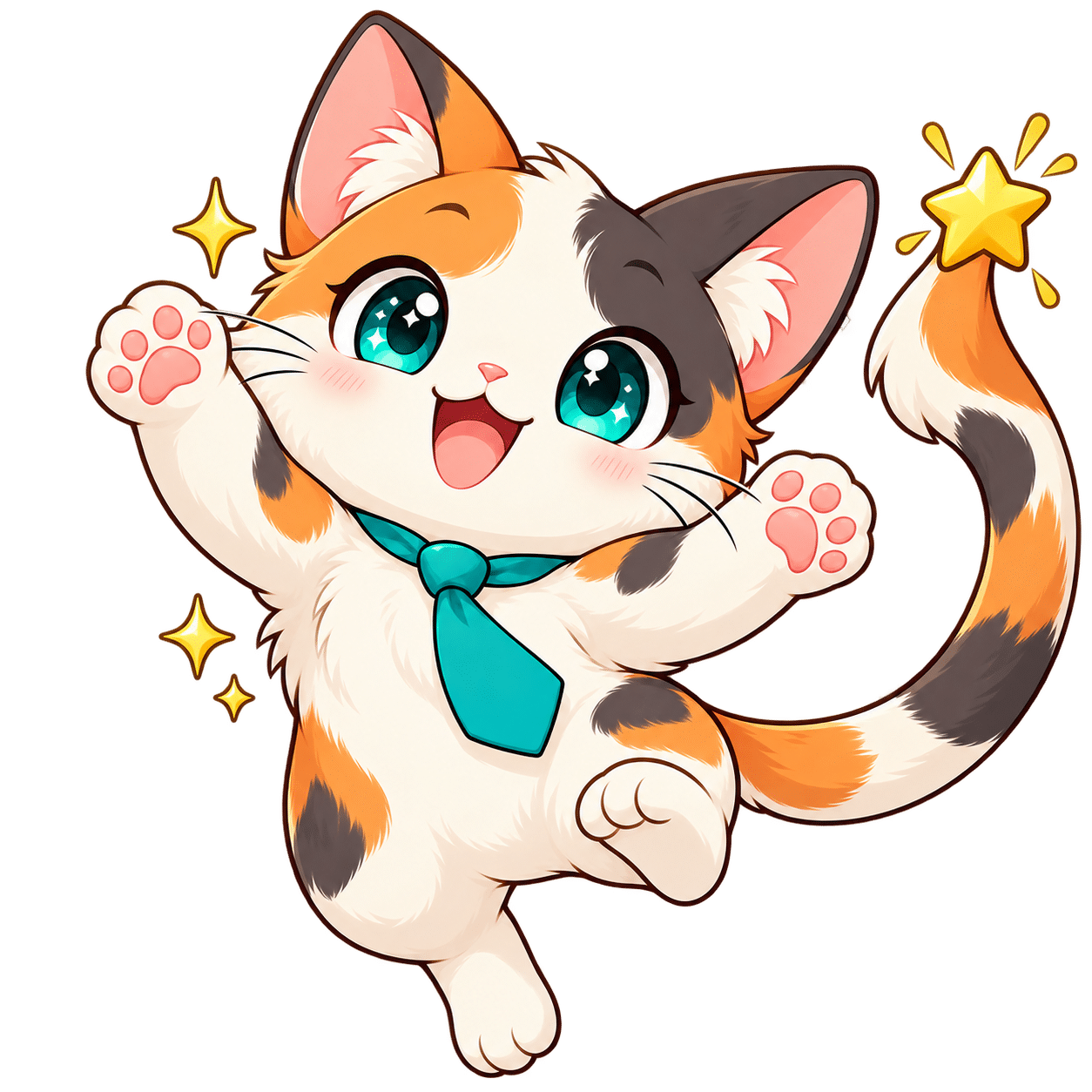 成果を喜ぶつなちゃん